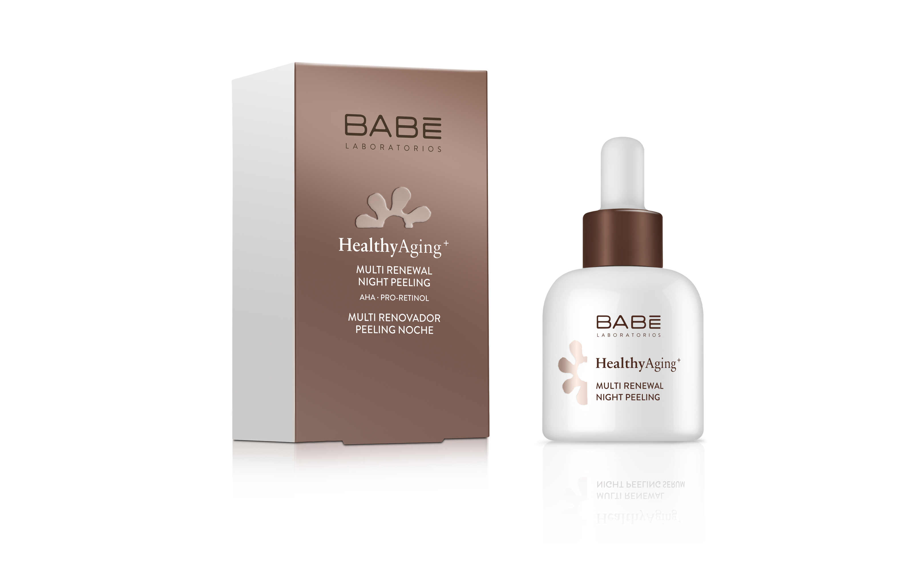 Multi-odnawiający peeling na noc z kwasami aha i retinolem healthy aging