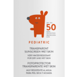 Spray przeciwsłoneczny dla dzieci, przezroczysty wodoodporny z efektem matującym spf50+ pediatric