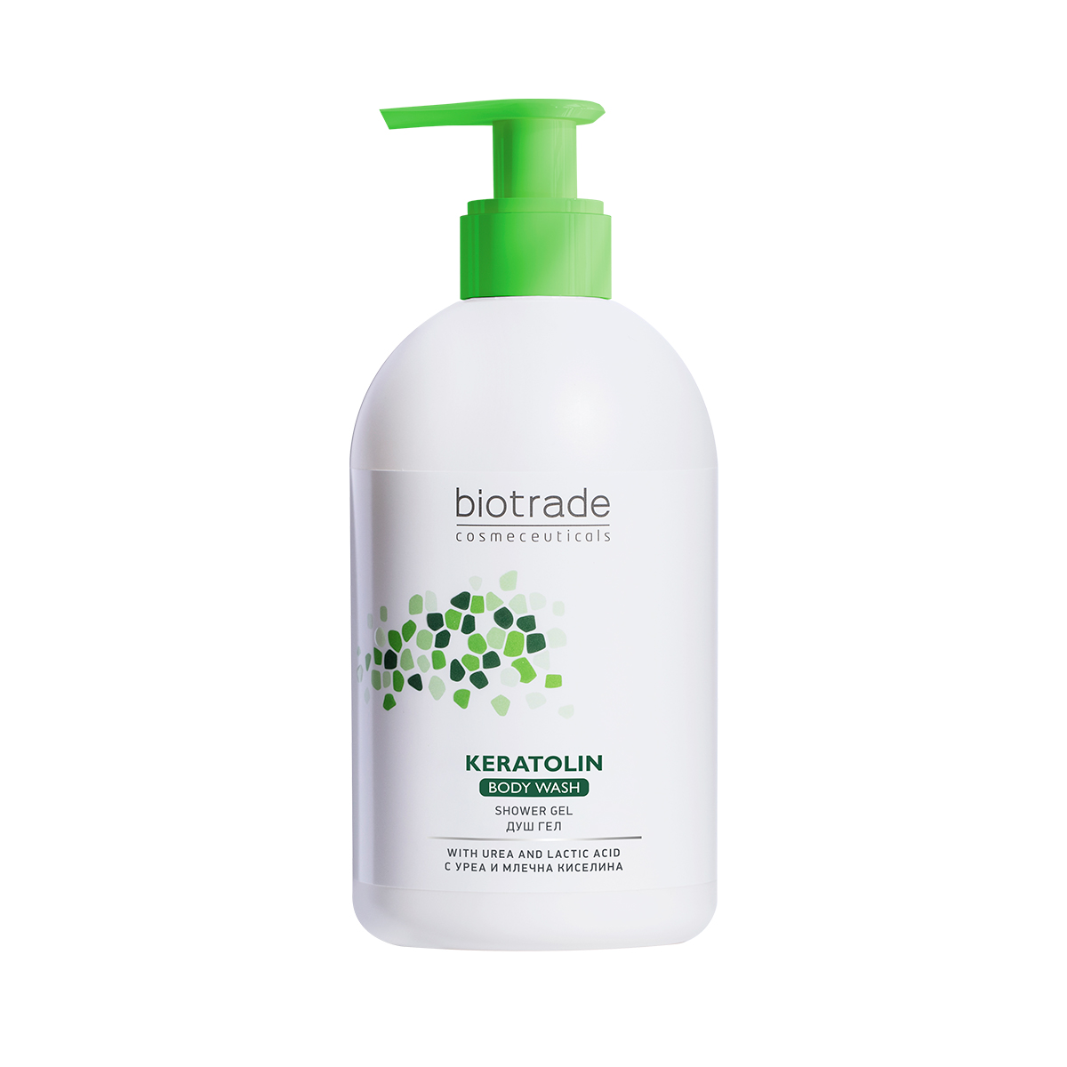 Zmiękczający żel pod prysznic z mocznikiem i kwasem mlekowym keratolin - obrazek 2
